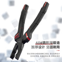 Deli tiger pliers wire cutters 6 &quot;8&quot; labor-saving multi-function industrial grade hand pliers DL0004 labor-saving wire cutters 6