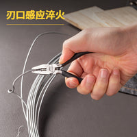 Deli vice 4.5in hand DIY Mini Pliers Multi-purpose Wire stripper DL103045 Mini Wire pliers 4.5