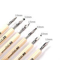 Dipping fountain pen comic art pen round head art word note English calligraphy hook line pen comic special painting supplies