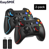 AOOKGAME   2pcs ESM-9013 Wireless Gamepad Joystick Game Controller with Vibration Joystick For PC PS3 Android TV Box Phone Gamers