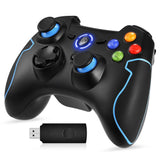 AOOKGAME   2pcs ESM-9013 Wireless Gamepad Joystick Game Controller with Vibration Joystick For PC PS3 Android TV Box Phone Gamers