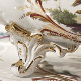 Europeu-estilo branco anjo caixa de cobertura bandeja cerâmica cobre armazenamento jar decoração para casa 80-241