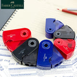 FABER-CASTELL Single/Double hole pencil sharpener Mini multifunctional Knife Cutting Kid Student School Stationery Art Supplies