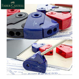 FABER-CASTELL Single/Double hole pencil sharpener Mini multifunctional Knife Cutting Kid Student School Stationery Art Supplies