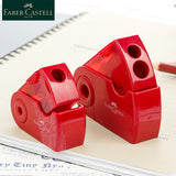 FABER-CASTELL Single/Double hole pencil sharpener Mini multifunctional Knife Cutting Kid Student School Stationery Art Supplies