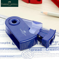 FABER-CASTELL Single/Double hole pencil sharpener Mini multifunctional Knife Cutting Kid Student School Stationery Art Supplies