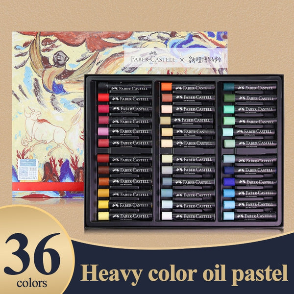 Faber-Castell 24/36 Colors Macaron Morandi Oil Pastel Set Crayons