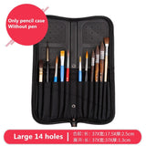 Foldable paint brush bag portable watercolor gouache paint brush storage bag canvas breathable mold proof painting kit