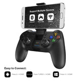 Bluetooth 4.0 and 2.4GHz Wireless Gamepad Mobile Game Controller for Android / PC / SteamOS PUBG Call of Duty COD