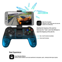 Bluetooth 4.0 and 2.4GHz Wireless Gamepad Mobile Game Controller for Android / PC / SteamOS PUBG Call of Duty COD