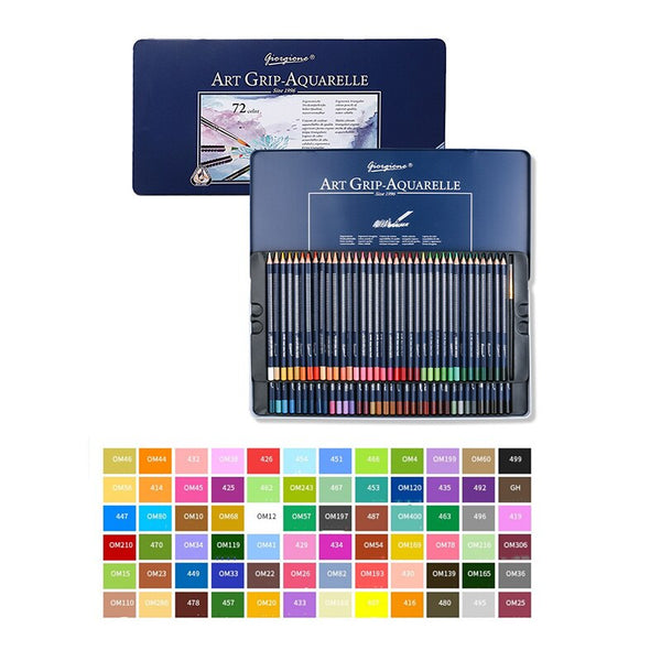 Artist 72 Watercolor Pencils 12 24 36 48 Lapices De Colores Profesionales  Dibujo 150 Water Soluble Colored Pencils For Painting 201223 From Bai08,  $8.94