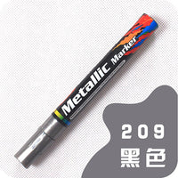 Guangna 1PCS 2.0MM Water-Based Metallic Marker Black Card Paint Metal Surface Permanent Paint Marker DIY Album Pen Art Supplies