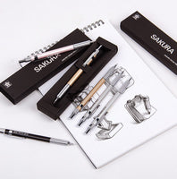 Sakura Mechanical Pencils 0.3mm 0.5mm Anti-break Core Professional Drawing Pencils Metal Holder XS-303 XS-305