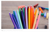 Fiber pen 24 color set neutral ink pen hook line pen candy color hand account pen student stationery art supplies