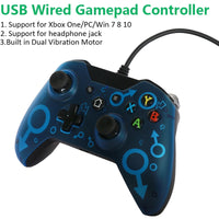 USB Wired Controller for Xbox one PC Games Controller for Wins 7 8 10 Microsoft Xbox One joysticks Gamepad with Dual Vibration