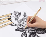 BAOKE 5pcs/set Micron Needle Drafing Pen Waterproof drawing Pen 005 01 03 05 07 Art Markers for Sketch design sketch sign