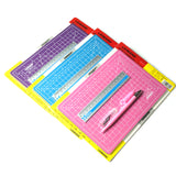 A5 hand account cutting mat set carving knife ruler DIY hand tool utility knife cutting paper pad student art tool