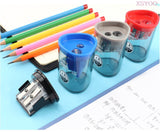 Baoke Cute 1PCS Double Hole Pencil Sharpener And  Eraser SinglePencil Sharpener For Kids Gifts School Stationery Art Supplies