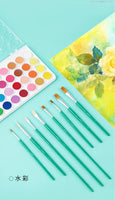 High Quality 15pcs Wolf Hair Paint Brush Set Art Nail Painting Brush Pen For Gouache Watercolor Acrylic Oil Painting Supplies