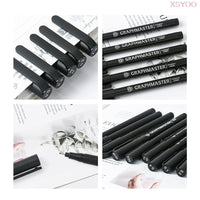 GM4010 Pigment Liner Micron Water-based ink Brush Markers Neelde Water-proof Black Sketching for Art Manga Drawing