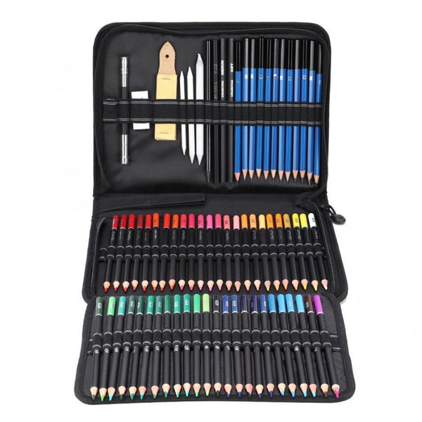 95-piece Professional Drawing Pencils And Sketch Set Includes Oil Colored  Pencil Sketch Charcoal Graphite Pencil Sharpener Eraser Storage Bag Art  Supp