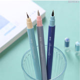 Kawaii 1pc Simple fountain pen calligraphy fine pen For Child Scrapbook DIY Student Writing office Supplies