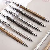 1pcs Simple 0.5mm 0.7mm  metal texture Mechanical pencil Drawing Propelling Pencil Plastic material Office Art supplies