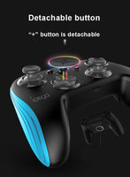 AOOKGAME  Bluetooth Wireless Joystick Game Console Controller with LED Light for Nintend Switch PC Android NS