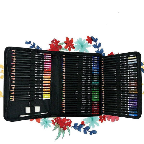 Professional Color Pencil Set, Colored Pencil Set Case