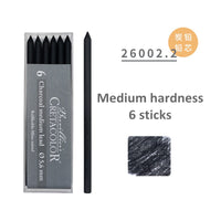 6 high quality charcoal refill set graphite engineering pen 5.6MM thick lead painting engineering drawing sketch art supplies