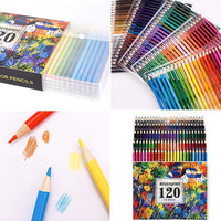 Brutfuner 120/160 Colour soft Oil Pencil Set 150 watercolor pencil Colouring Pencils for Kids Skechers Students Drawing gifts