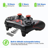 AOOKGAME  Wireless Bluetooth 3.0 Game Controller Terios T3/X3 For PS3/Android Smartphone Tablet PC With TV Box Holder T3+ Remote Gamepad