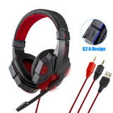 Professional Led Light Gamer Headset for Computer PS4 PS5 Fifa 21 Gaming Headphones Bass Stereo PC Wired Headset With Mic Gifts