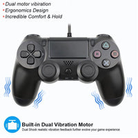 AOOKGAME Support Bluetooth Wireless Joystick For PS3 PS4 Controller Wireless Console For Playstation Dualshock 4 Gamepad For PS3