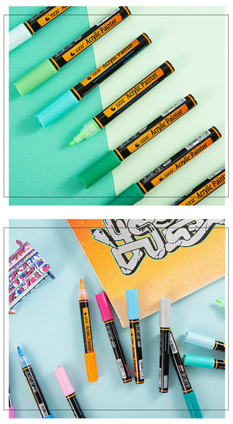 Acrylic Marker Paint Markers  Acrylic Paint Markers Pen 24 - 12