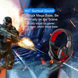 Professional Led Light Gamer Headset for Computer PS4 PS5 Fifa 21 Gaming Headphones Bass Stereo PC Wired Headset With Mic Gifts