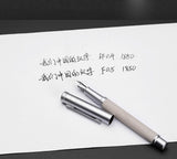 NEW Fountain Pen With Luxury Set 0.5mm Black F Nib Converter Pen Steel Ink Pens Simple Business Signing Pen Writing Pens