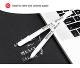 3pcs Sakura Gelly Roll White Pens highlighters Art Marker Fine Medium Bold 05 08 10 Pen For Manga Drawing Japan Art Supplies