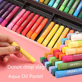 Maries Soft Oil Pastel 12/24/36 Artist Aqua Oil Pastel Washable Graffiti Painting Drawing Crayon Pen for Painting Art Stationery