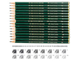 Faber-Castell 9000 Standard Pencil Drawing Animals set 16/12pc Graphite Sketch Pencils Wooden Black Crayon hexagonal Bleistiftes