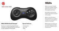 AOOKGAME   Bluetooth Gamepad for Nintendo Switch PC macOS and Android with Sega Genesis  Mega Drive Style