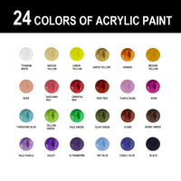 HIMI MIYA 300ML 24 Colors Wholesale Acrylic Colour Paint for Artist