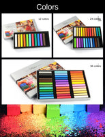 36/24/12 color pastel can dye hair handmade color powder diy painting hand-painted pigment art supplies