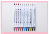 STA 14pcs/28colors Watercolor Dual Brush Markers  28 Chameleon Art Color Soft Calligraphy Pens Aquarelle Markers