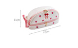 Girl heart cute pencil case simple large capacity multifunctional double layer student stationery cute school supplies