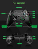 2.4Ghz Wireless Controller for Xbox One, Multi-function Dual-vibration of Gamepad,Compatible with Windows PC & Android