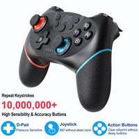 Wireless support bluetooth Gamepad For Nintendo Switch Pro NS Game joystick Controller For Switch Console with 6-Axis