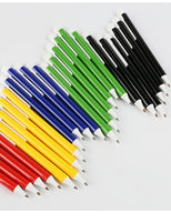 5-piece of black ballpoint pen multicolor colored oil pen 0.5mm replaceable refill smooth multifunctional office stationery