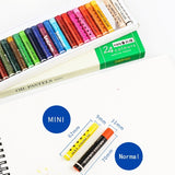 Delgreen Professional Soft Oil Pastel Set White/skin/black color Oil Painting Crayon Stick Pen For Student Drawing Art Supplies