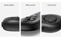 AOOKGAME   Bluetooth Gamepad for Nintendo Switch PC macOS and Android with Sega Genesis  Mega Drive Style